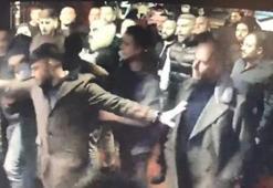 Sarallar'dan eğlence mekanına haraç baskını! Görüntüler ortaya çıktı