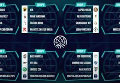 FIBA Basketbol Şampiyonlar Ligi’ndeki temsilcilerimizin rakipleri belli oldu