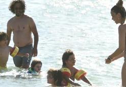 Fettah Can ailesiyle tatilde