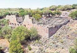 Aigai agorasında belgeleme çalışması