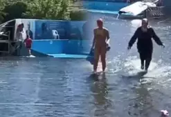 İstanbul'da havuz patladı! 'Tsunami gibiydi'