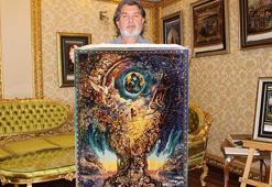 'Barış Ağacı' halısı için 1,5 yılda 1 milyon 180 bin düğüm atıldı