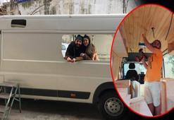 6 ayda kendi kendine karavan yapmanın sırrı! 'Usta 40 bin istedi, biz 6 bin 500 liraya bitirdik'