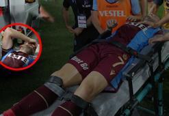 Trabzonspor'da Edin Visca şoku! Ambulansla hastaneye kaldırıldı
