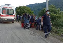 Fındık işçilerini taşıyan traktör kaza yaptı: 1 kişi hayatını kaybetti