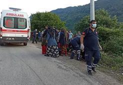 Fındık işçilerini taşıyan traktör kaza yaptı: 1 kişi hayatını kaybetti