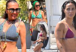 Ünlü isimlerin tatil keyfi! Formda halleri dikkat çekti