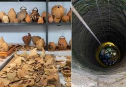 Metropolis'te ilk kez toplu halde amfora ve su testileri bulundu