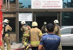 Beşiktaş'ta hastane ek binasında yangın!
