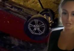 Akılalmaz olay! Takla attığı araçtan çıkan kadından şoke eden iddia