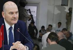 Bakan Soylu'nun yönettiği operasyon kamerada! 75 kişi yakalandı