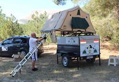 Karavan fiyatını yüksek buldu, kendi kamp aracını yaptı