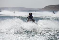 Kayseri'de Türkiye Su Jeti ve Flyboard Şampiyonası düzenlendi