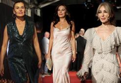Kırmızı halıda boy gösterdiler! Ünlü isimler birbirleriyle yarıştı