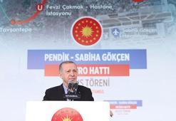 Pendik-Sabiha Gökçen metrosu açıldı! Erdoğan: Eli İstanbul'da gözü başka yerde olanların eksiğini biz tamamlıyoruz