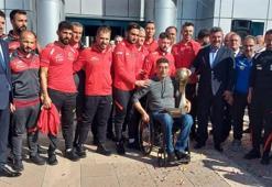 Ampute Milli Takımı'ndan gazilere ziyaret