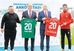 Pamukkale Belediyesi Akköy Stadı açıldı