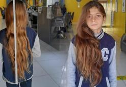 Kestirdiği saçlarını kanser hastası çocuklara bağışlayacak