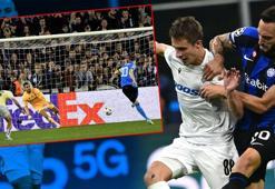 Devler Ligi tarihine geçen anlar! 1 dakikada 2 penaltı