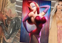 Megan Fox'un yeni imajı Jessica Rabbit'e benzetildi!