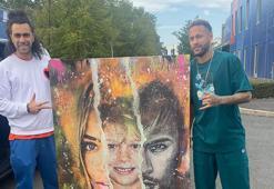 Türk ressamdan PSG'nin yıldızlarına özel tablolar