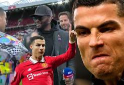 Cristiano Ronaldo'dan canlı yayında Manchester efsanesine şok!