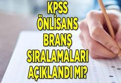 KPSS ÖNLİSANS BRANŞ SIRALAMASI açıklandı mı 2022? || KPSS önlisans branş bazında sıralamalar ne zaman açıklanacak, hangi tarihte?