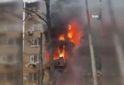 Rusya, Kiev'de yerleşim yerlerini vurdu