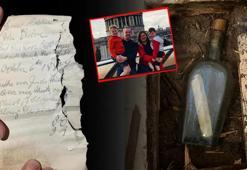 135 yıllık mesajı tesisatçı buldu! Parkenin altında çıkan şişeye bunu yaptılar