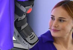 Burçin Terzioğlu'nun parmağı kırıldı!