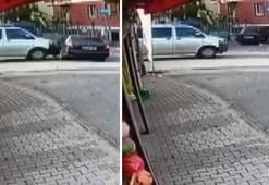 Ümraniye’de bina bahçesine uçan otomobil daireye çarptı: 3 yaralı