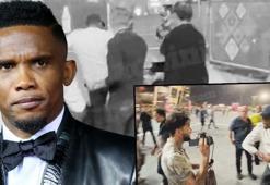 Dünya Kupası'nda skandal! Başkan Samuel Eto'o çıldırdı, taraftarın suratına diziyle vurdu