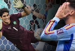 Fas tarih yazdı! Bounou, İspanya'ya geçit vermedi