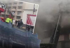 Çırağan Sarayı'nda otel bölümünde yangın çıktı