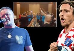 Savaş mağduru Modric, ırkçı Thompson'ın şarkılarını söyledi!