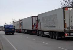 Samsun’da 15 kilometrelik TIR kuyruğu