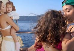 Hande Erçel'in yeğeni Aylin Mavi üç yaşında