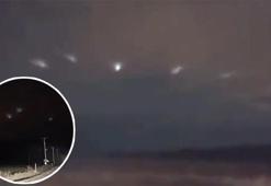 Hepsi birden 'uçuş düzeni'nde gökyüzünde belirdi! Gördüğünüz tüm UFO'ları unutun