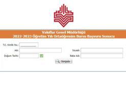 2022-2023 VGM burs başvuru sonuçları açıklandı mı? Vakıflar Genel Müdürlüğü burs miktarı ne kadar?