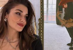 Hande Erçel'in ayna pozlarına beğeni yağdı!