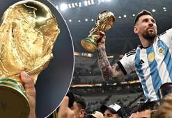 Lionel Messi'nin ikon fotoğrafındaki Dünya Kupası sahte çıktı!