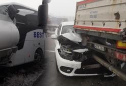 Kırşehir'de 10 aracın çarpıştığı kazada ölü sayısı 3'e yükseldi