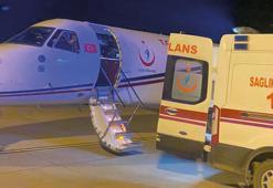 Ambulans uçak, Jiyan bebek için havalandı