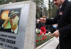 Şehit Emniyet Müdürü Gaffar Okkan ile 5 mesai arkadaşı anıldı