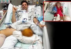 Tatil kabus oldu! Kahraman baba çocukları için kendini feda etti