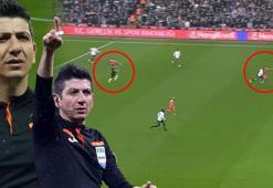 Beşiktaş-Alanyaspor maçında tartışmalı pozisyon: Kırmızı kart!