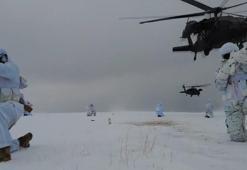 MSB'den nefes kesen görüntü! İsimsiz kahramanlar Kış Tatbikatı'nda