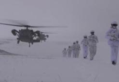 Kars’ta nefes kesen kış tatbikatı!