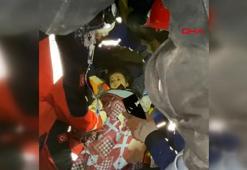 4 yaşındaki Müjgan 5 katlı binanın enkazından sağ olarak çıkarıldı