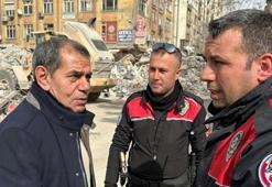 Galatasaray Başkanı Dursun Özbek afet bölgelerini ziyaret etti